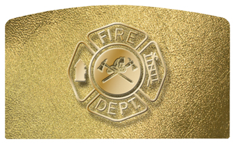 DACRO-418-SH-GD Fire Department Shimmer Gold
